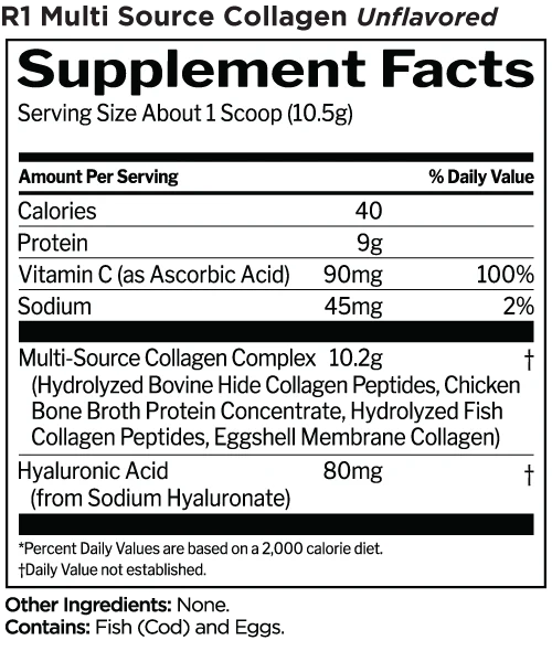 MULTI-SOURCE COLLAGEN 25 SERVINGS BY RULE 1