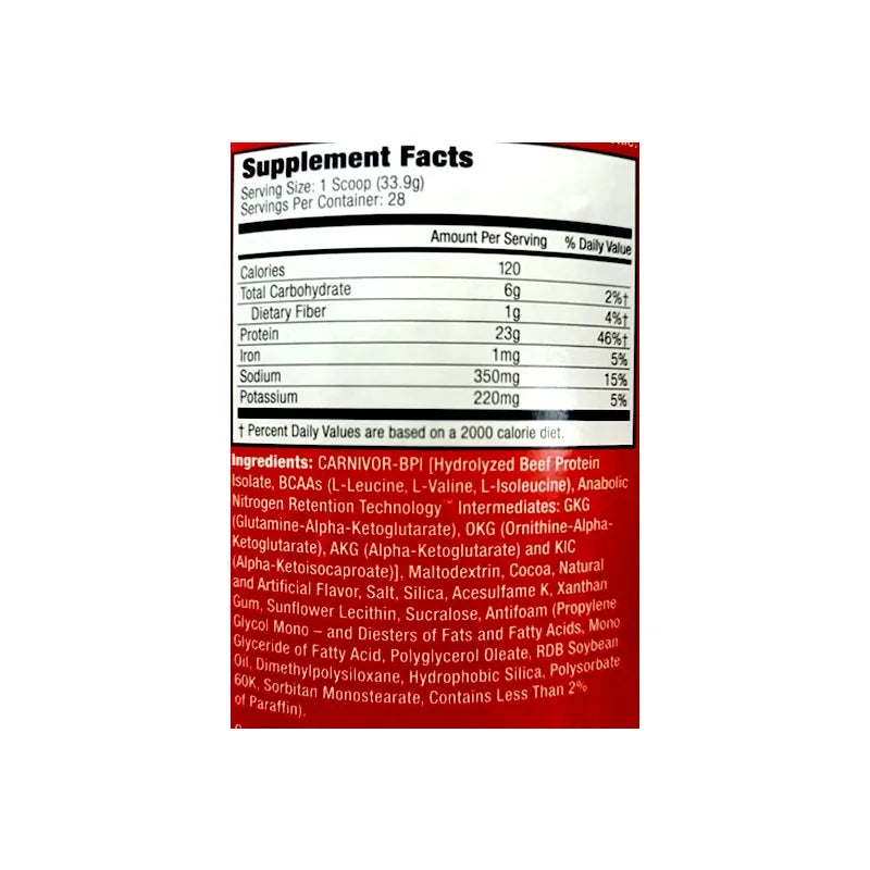 CARNIVOR BEEF PROTEIN 2LBS BY MUSCLEMEDS